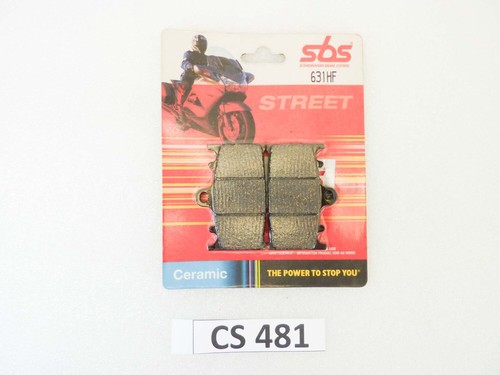 Pastiglie freno sbs 631hf - sbs,