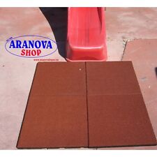 Mattonella pavimentazione antitrauma antishock, per parchi giochi 50x50 sp 4 cm 