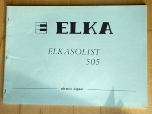 Elka solist 505 - 505, service