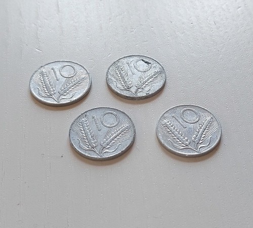 Lotto monete lire spighe - lotto, 4