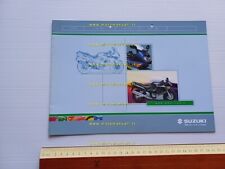 Suzuki GSX 600 F - GSX 750 F 2001-2002 depliant originale italiano