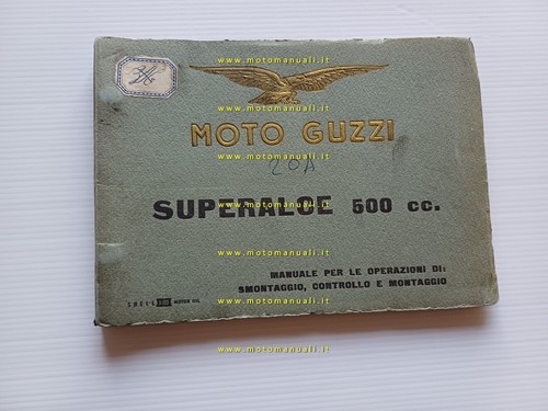 Moto guzzi 500 superalce - guzzi,