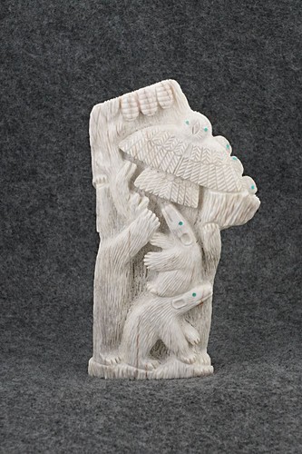 Orsi zuni fetish - zuni, intaglio