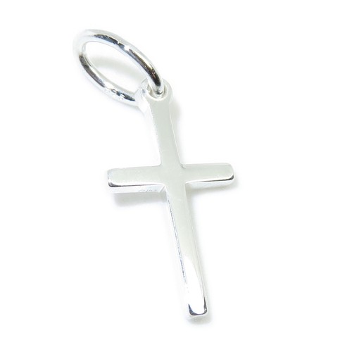Ciondolo croce piccolo argento