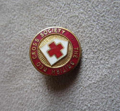 Spilla croce rossa - spilla,