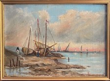 Dipinto olio su tela, marina