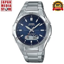 Orologio Uomo CASIO WAVE CEPTOR WVA-M640D-2AJF Radio Atomica Solare Resistente Acciaio Inox