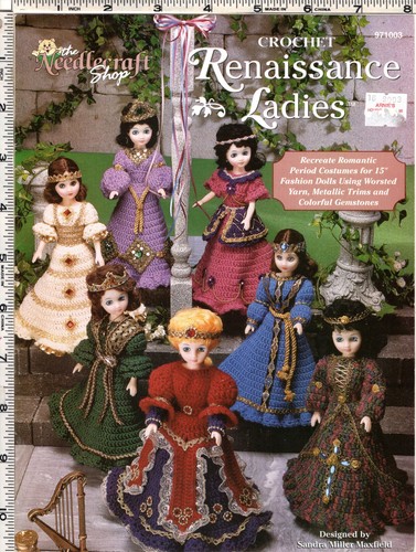 Crochet rinasciment ladies - "crochet, ladies"