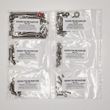SUZUKI TC 250 X6 SCRAMBLER 1965-1969 Kit n°1 vis CRUCIFORME inox moteur