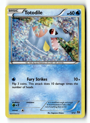Pokemon card totodile 5 12 - pokemon, 5/12