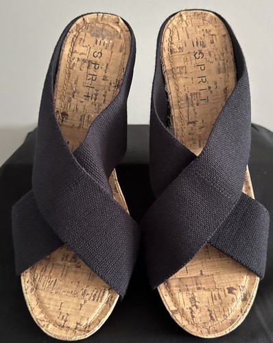 Esprit zeppa nera elastica - , in