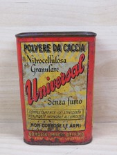 vecchia SCATOLA IN LATTA VUOTA