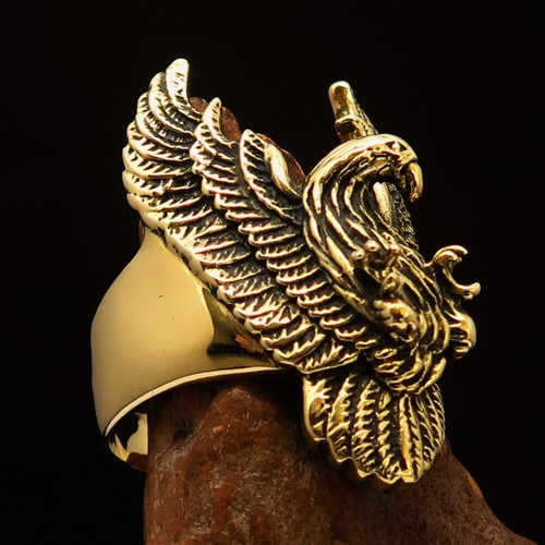 Anello biker uomo aquila - anello,