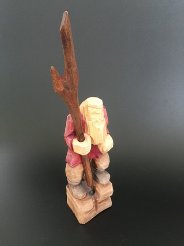 Antica statua tedesca legno