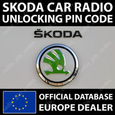 SKODA RADIO PIN CODICE RNS AMUNDSEN AUDIENCE BEAT BETA BLUES BOLERO COLUMBUS DANCE