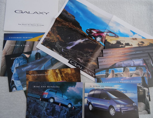 Ford galaxy lancio brochure - ford,