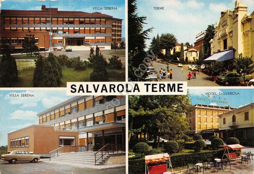 Cartolina salvarola terme - cartolina,