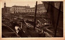 Venezia Chioggia Barche in attesa sul Canal Vena  F. piccolo non spedita
