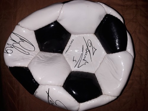 Pallone cuoio vintage - , firme