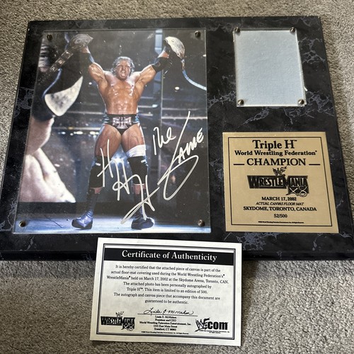 Wwe hhh signed - hhh, 18