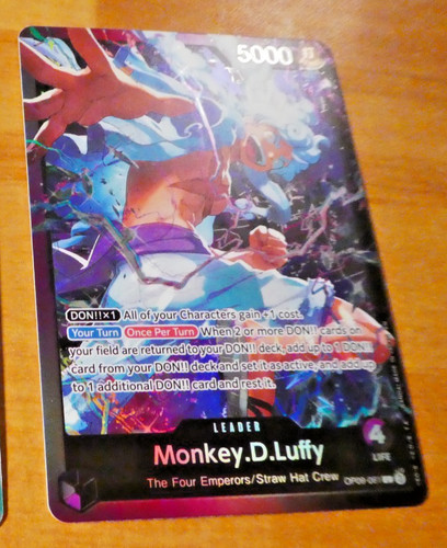 One piece english card - one,