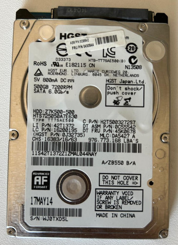 Hard disk drive sata - disk,