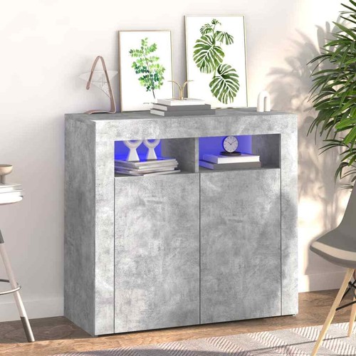 Vidaxl credenza con luci - credenza,