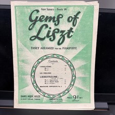 Gems of Liszt Gem Series Book
