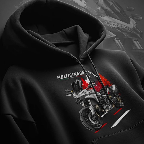 Felpa con cappuccio - , moto