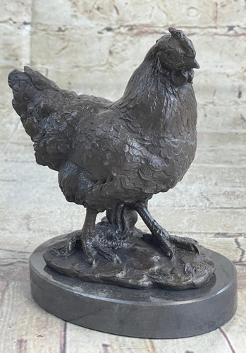 Statua scultura bronzo gallo
