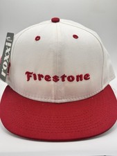 Cappello snapback vintage Firestone maglia camionista pneumatici azienda patch logo made in USA berretto