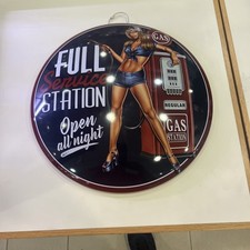 15 Inch Metal Dome Sign Full