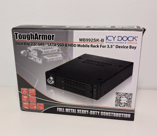 Icy dock tougharmor dual - dual, 2,5"