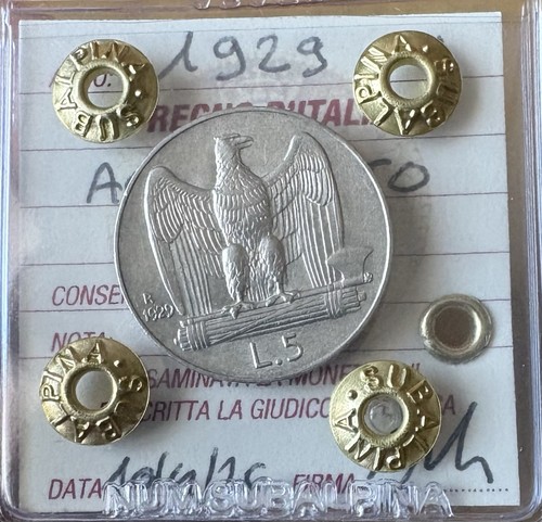 Moneta regno italia lire - regno,