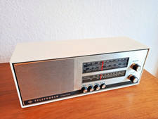 TELEFUNKEN CAPRICE 101, BIANCO, VINTAGE, DESIGN ANNI 70, RESTAURATO