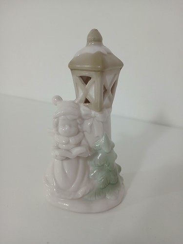 Vintage porcellana lampione - porcellana,