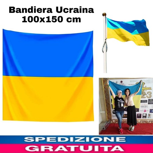 Bandiera ucraina 100x150 - bandiera, cm