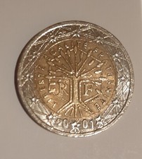 Moneta Francia 2 euro 2001