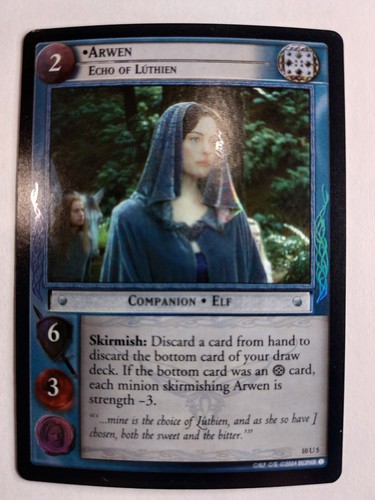 Lotr tcg mount doom arwen - lotr,