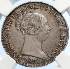 1852 SPAGNA Regina ISABELLA II