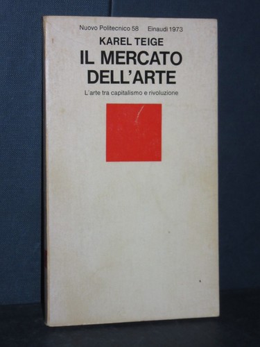 Karel teige il - il, mercato