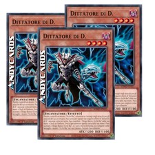 DITTATORE DI D. 3x • (Dictator Of D.) • Comune • SDWD IT015 • 1Ed • Yugioh!