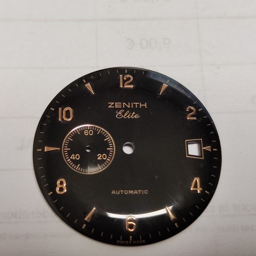 Zenith dial cadran noir - zenith,