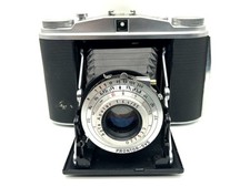 Agfa Isolette II fotocamera pieghevole con fotocamera analogica Apotar 1:4,5 85 mm Prontor SVS