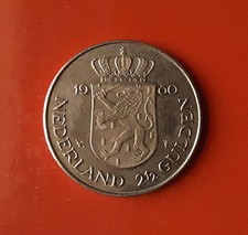 2 1/2 GULDEN 1980 OLANDA