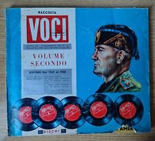 RACCOLTA VOCI STORICHE VOL SECONDO -  Completo di 4 Dischi