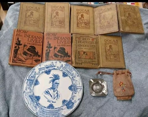 Antique docas the indian boy - indian,