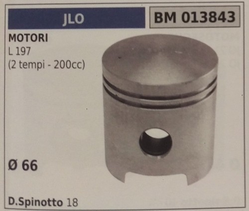 Pistone completo segmenti - pistone, di