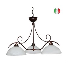 Lampadario arte povera - , in