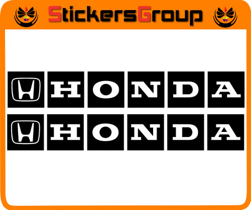 Coppia adesivi honda logo per - coppia,